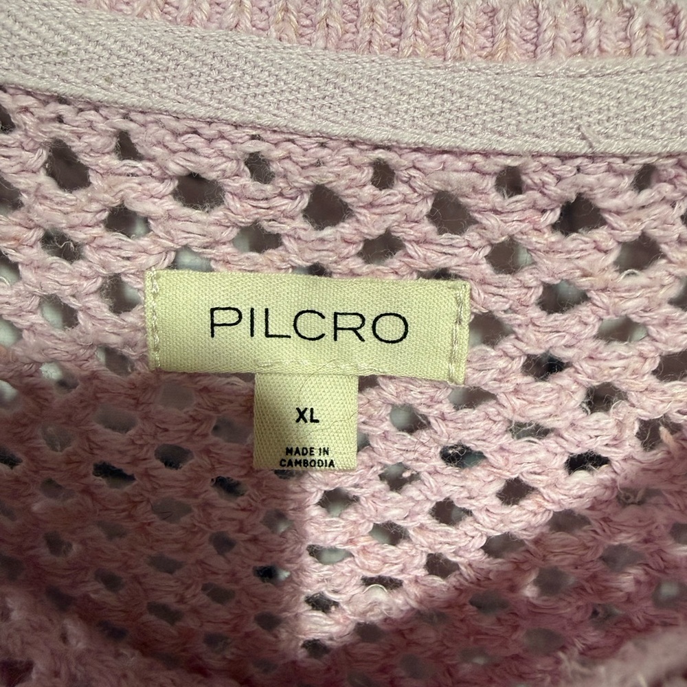 Pilcro by Anthropologie Open Knit Cropped Sweater – NWT, Size XL - Picture 7 of 10